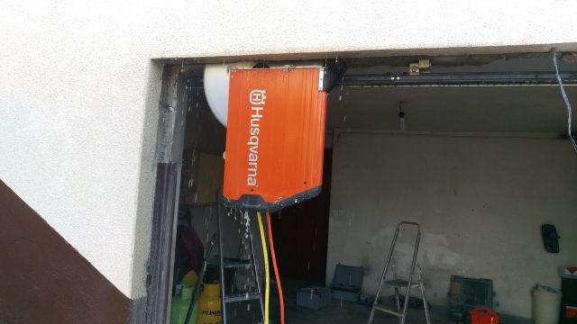 Rezanje preklade v strop